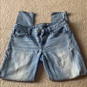 American Eagle ripped jeans